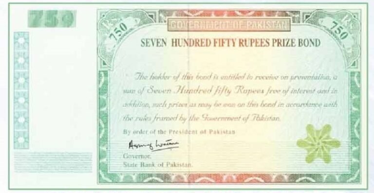 750 Prize Bond result today 2026