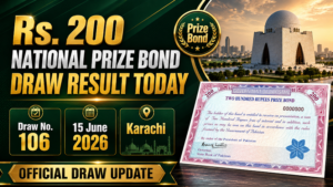 200 National Prize Bond Draw Result Today